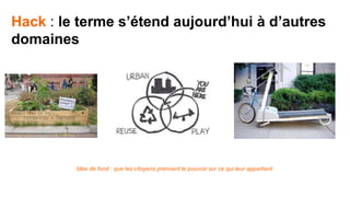 Hack : le terme s’étend aujourd’hui à d’autres 
domaines 
 