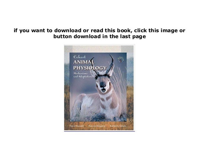 P D F Library Eckert Animal Physiology Fifth Edition Read Online