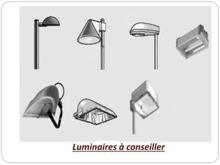 Luminaires à conseiller
 