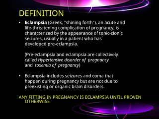 ECLAMPSIA Cont Nursing Edu OCTOBER 2012.ppt