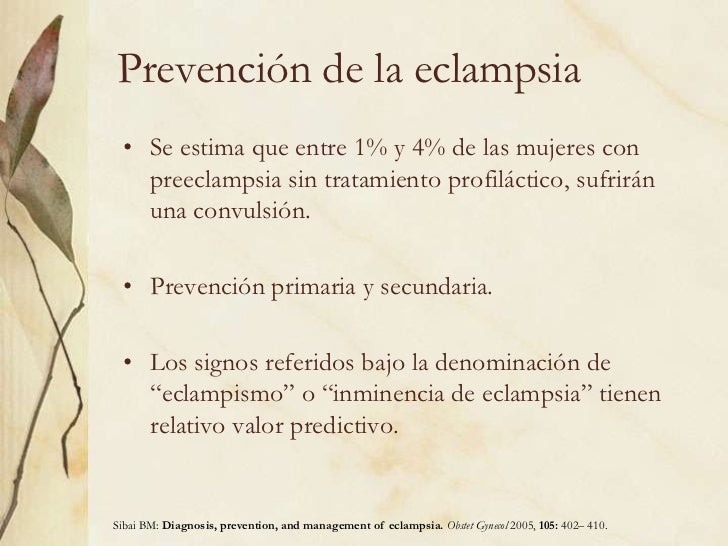 Eclampsia
