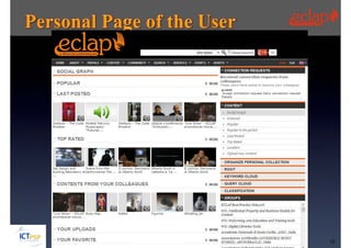 Tutorial, ECLAP 2013   12
 