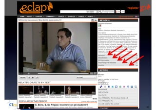 Tutorial, ECLAP 2013   32
 