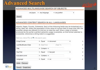 Tutorial, ECLAP 2013   54
 