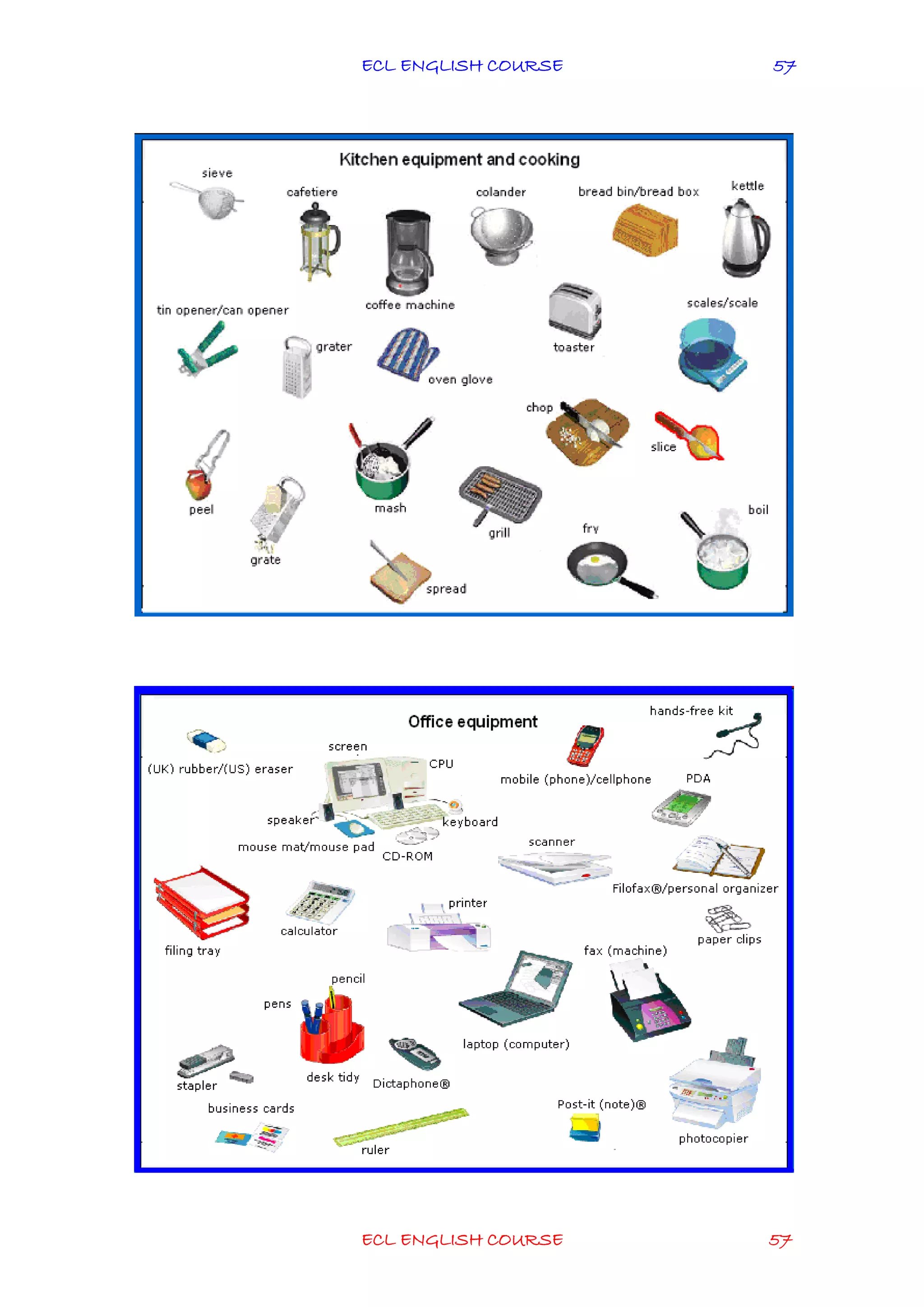 ECL ENGLISH COURSE
ECL ENGLISH COURSE 57
57
 