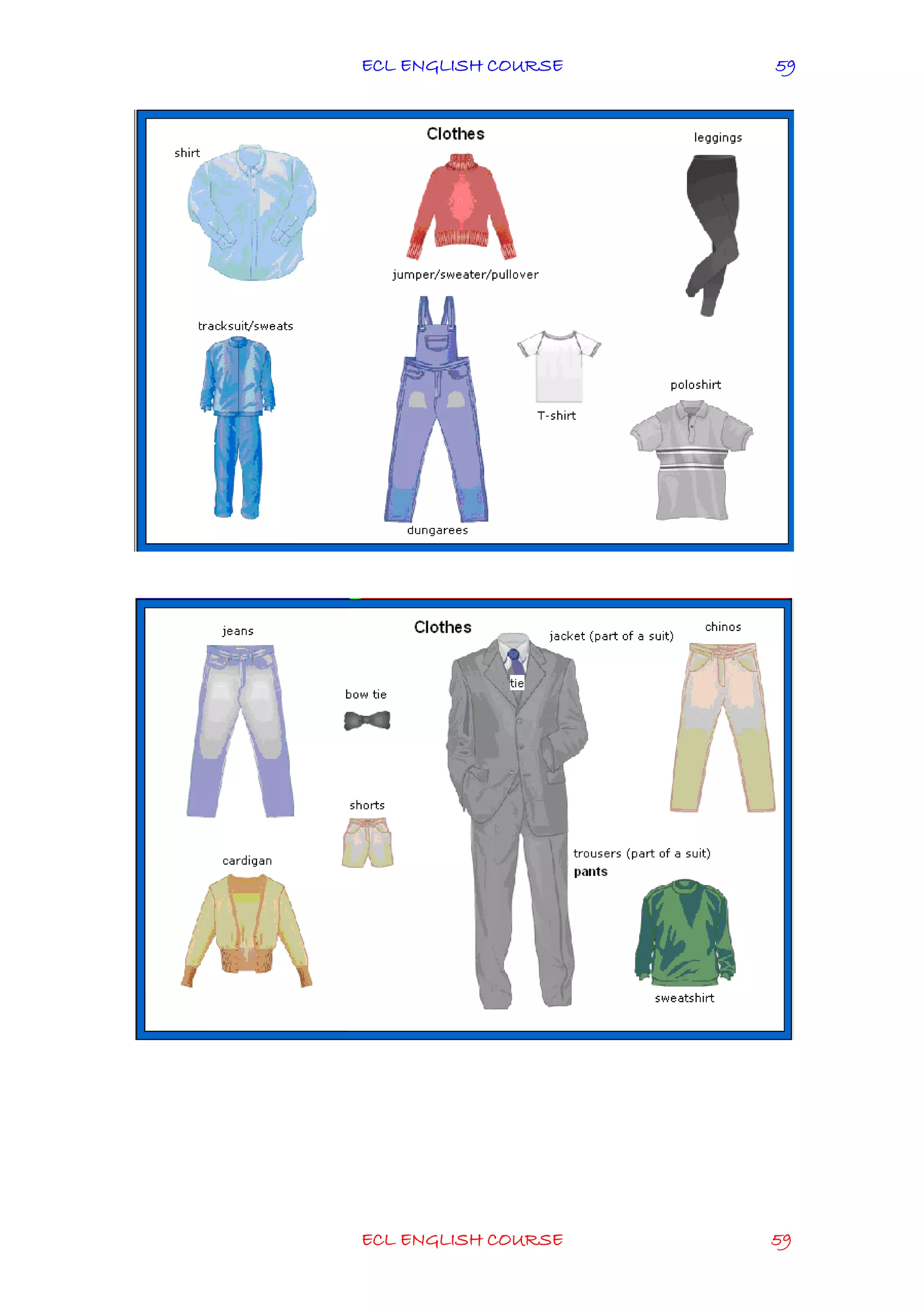 ECL ENGLISH COURSE
ECL ENGLISH COURSE 59
59
 