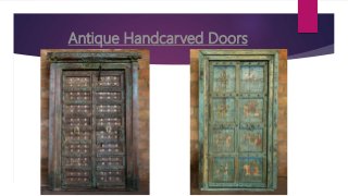 Antique Handcarved Doors