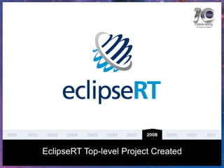 EclipseRT Top-level Project Created