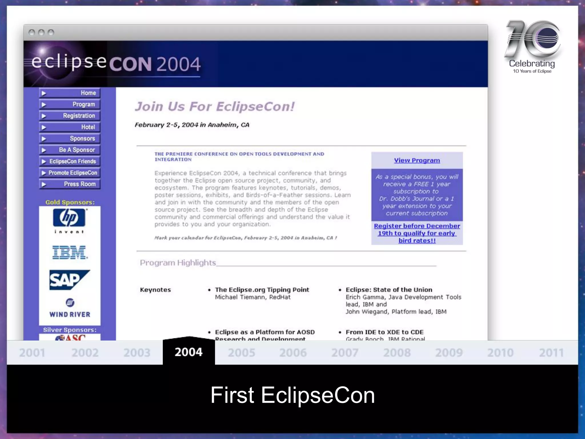 First EclipseCon