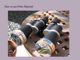 How to use Filter Material

 