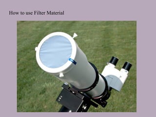 How to use Filter Material

 