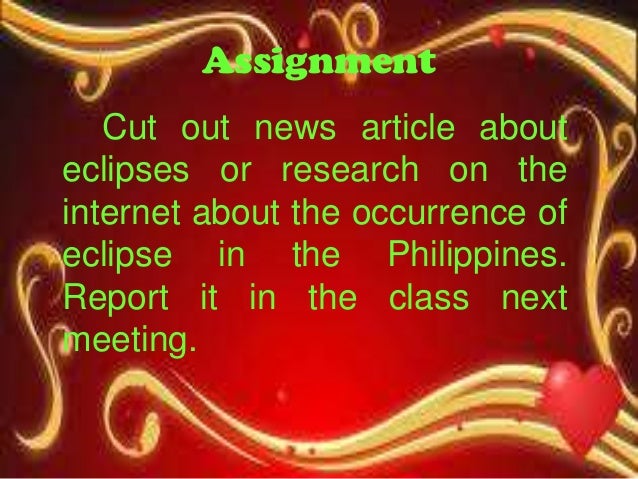 Eclipse Grade Four Lesson