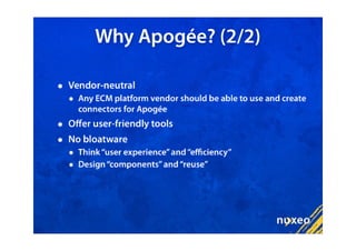 Eclipse Apogee and Nuxeo RCP