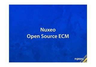 Eclipse Apogee and Nuxeo RCP