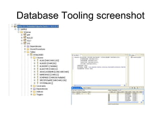 Database Tooling screenshot 