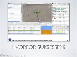 HVORFOR SUKSESSEN?
Eclipse - Ikke bare en Java IDE
 