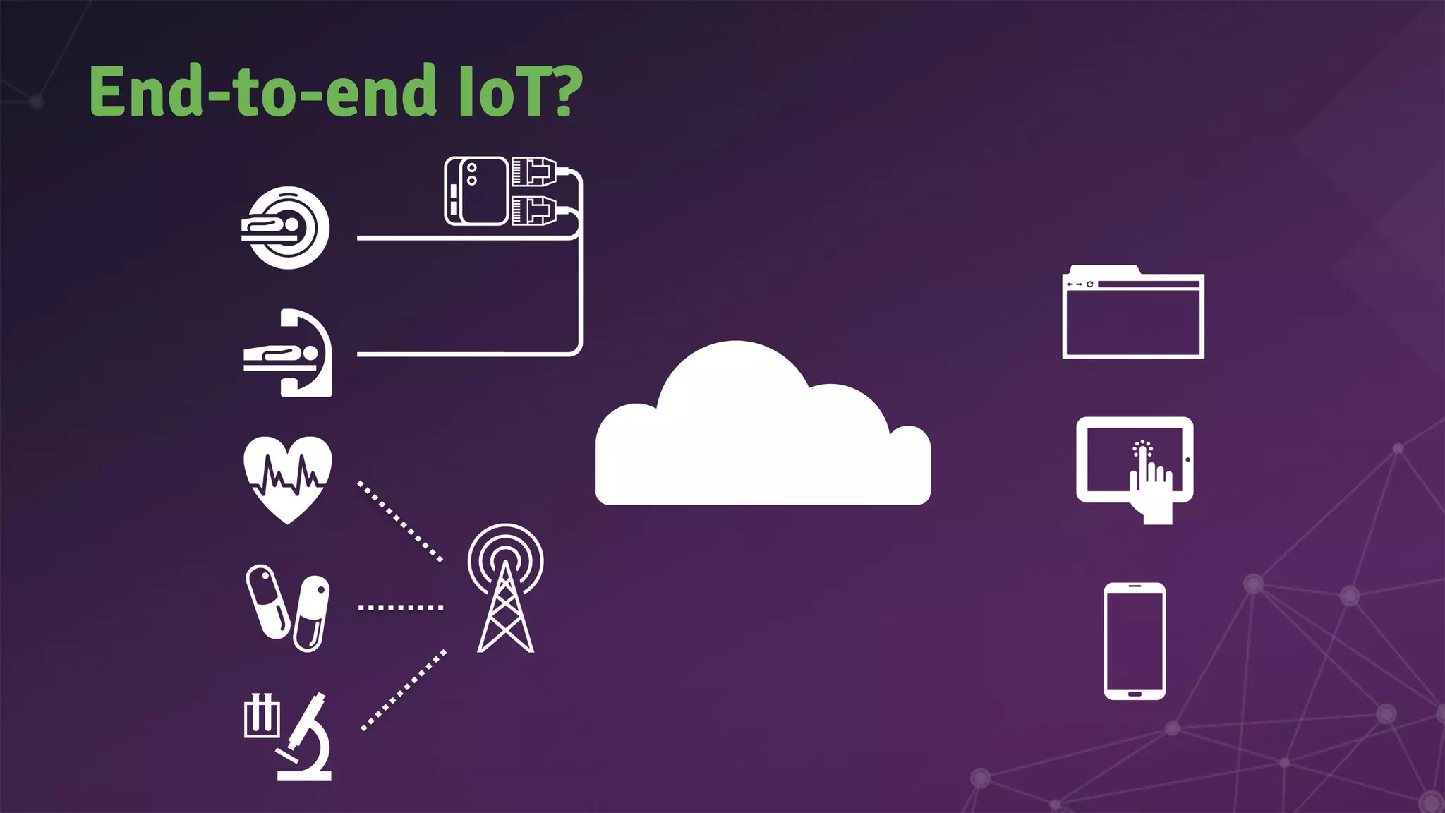End-to-end IoT?
 