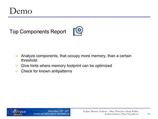 Eclipse Memory Analyzer | PPT