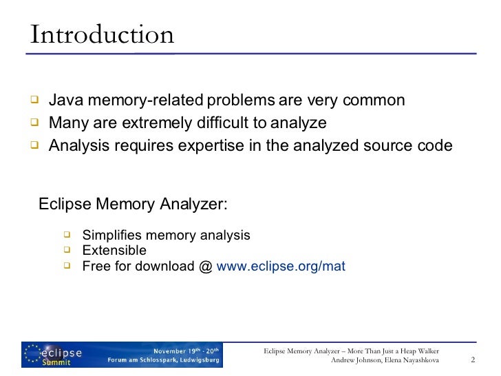 Eclipse Memory Analyzer