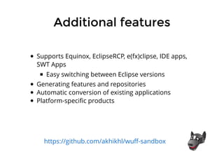 Eclipse RCP outside of Eclipse IDE - Gradle to the rescue! | PDF