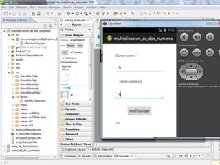 Creacion de Aplicaciones en Eclipse