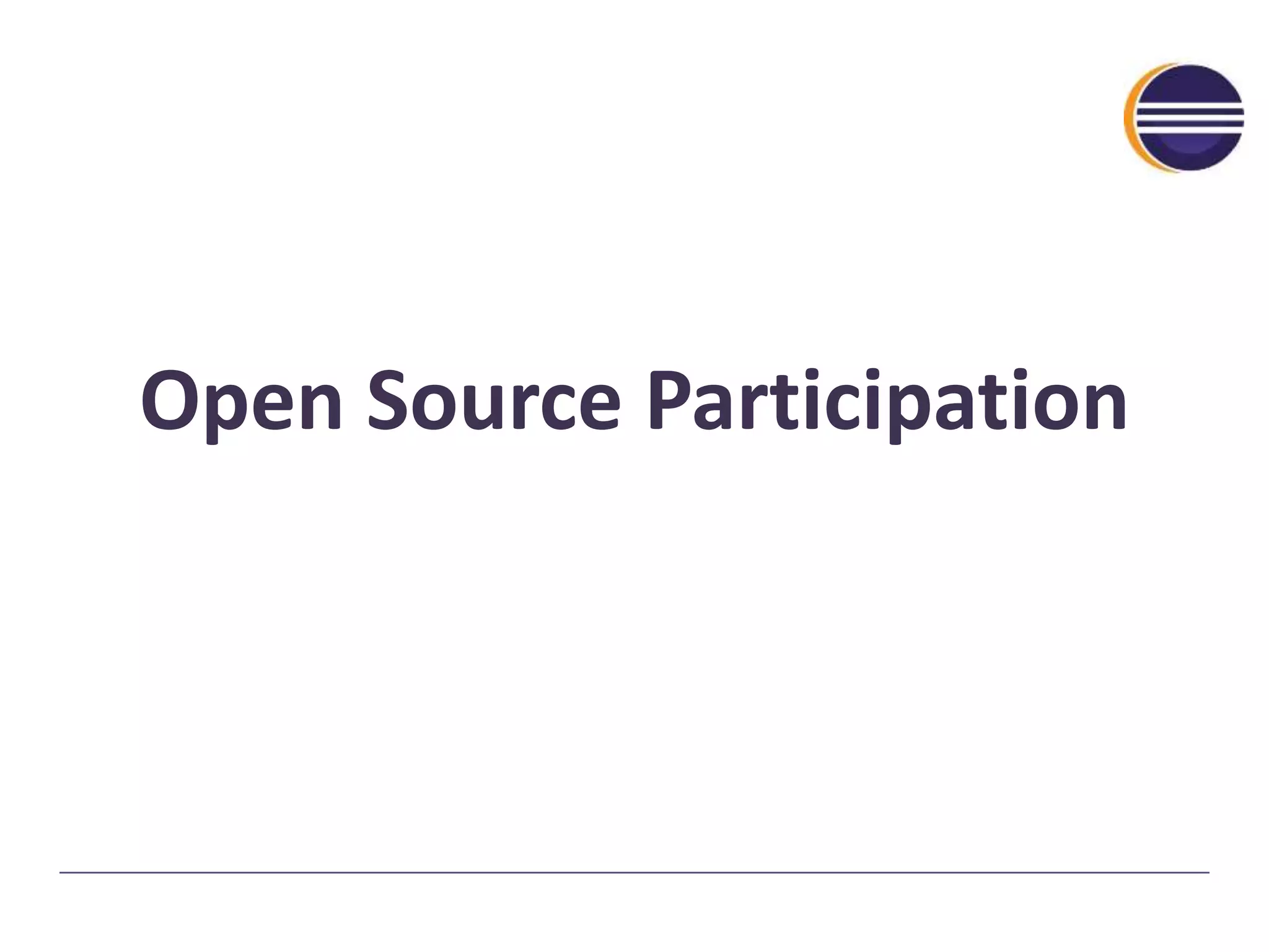 Open Source Participation 
 