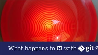 What happens to CI with

?

 