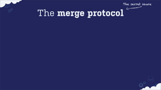 The secret sauce

The merge protocol

 