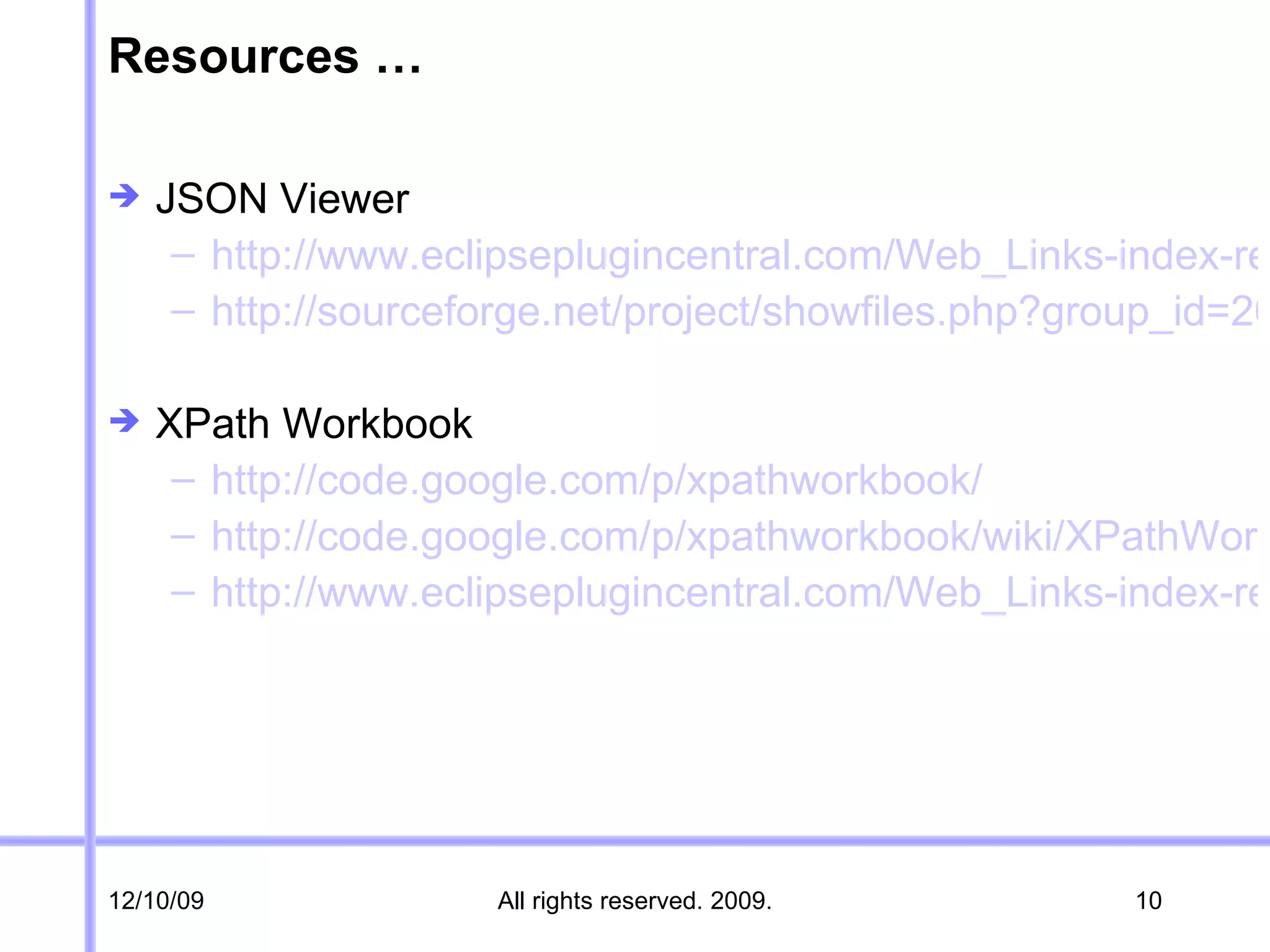 JSON Viewer XPATH Workbook