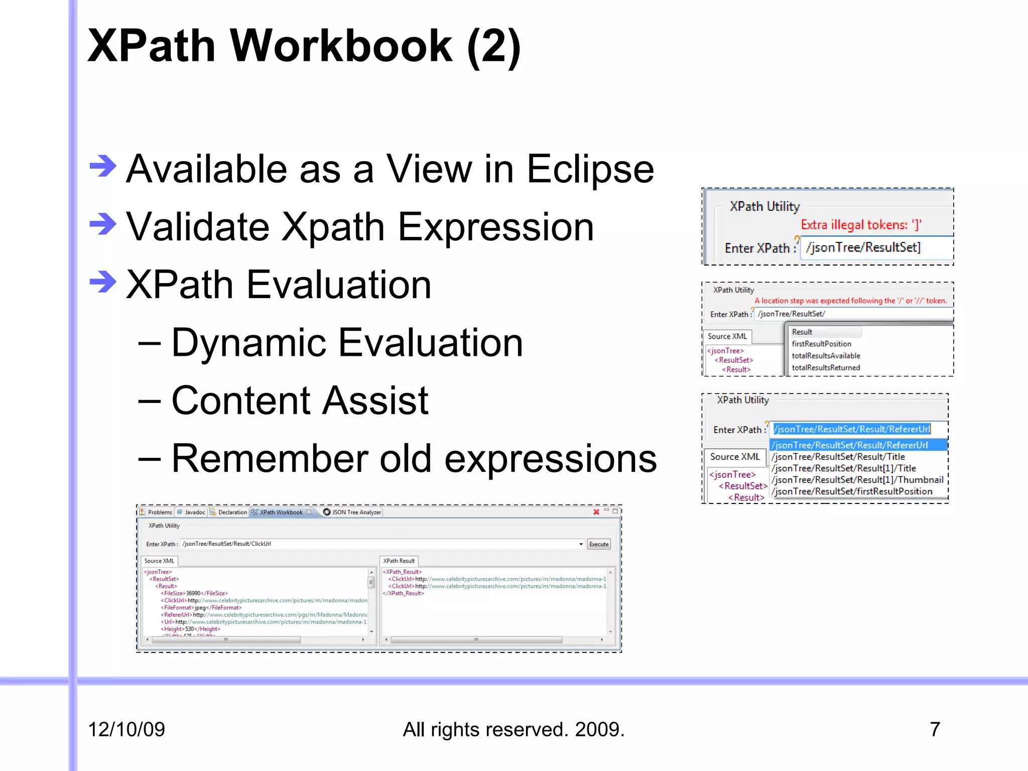JSON Viewer XPATH Workbook