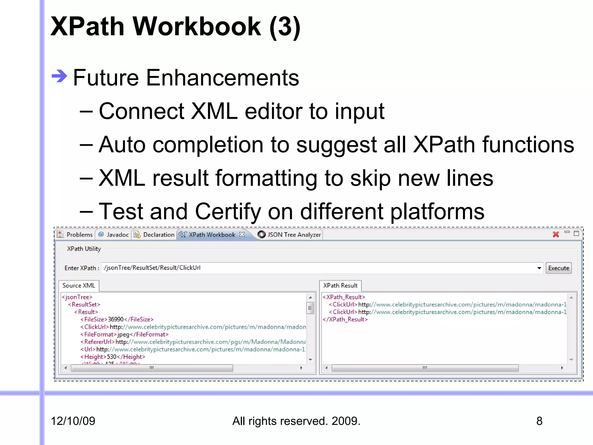 JSON Viewer XPATH Workbook