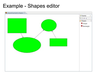 Example - Shapes editor
 