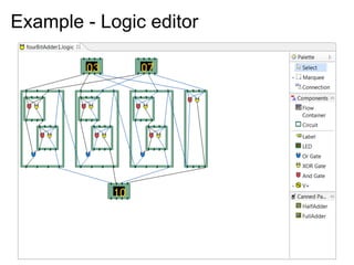 Example - Logic editor
 
