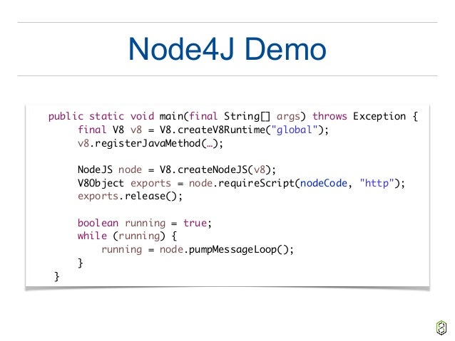 Node4J: Running Node.js in a JavaWorld