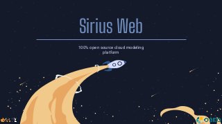 Sirius Web
100% open source cloud modeling
platform
 