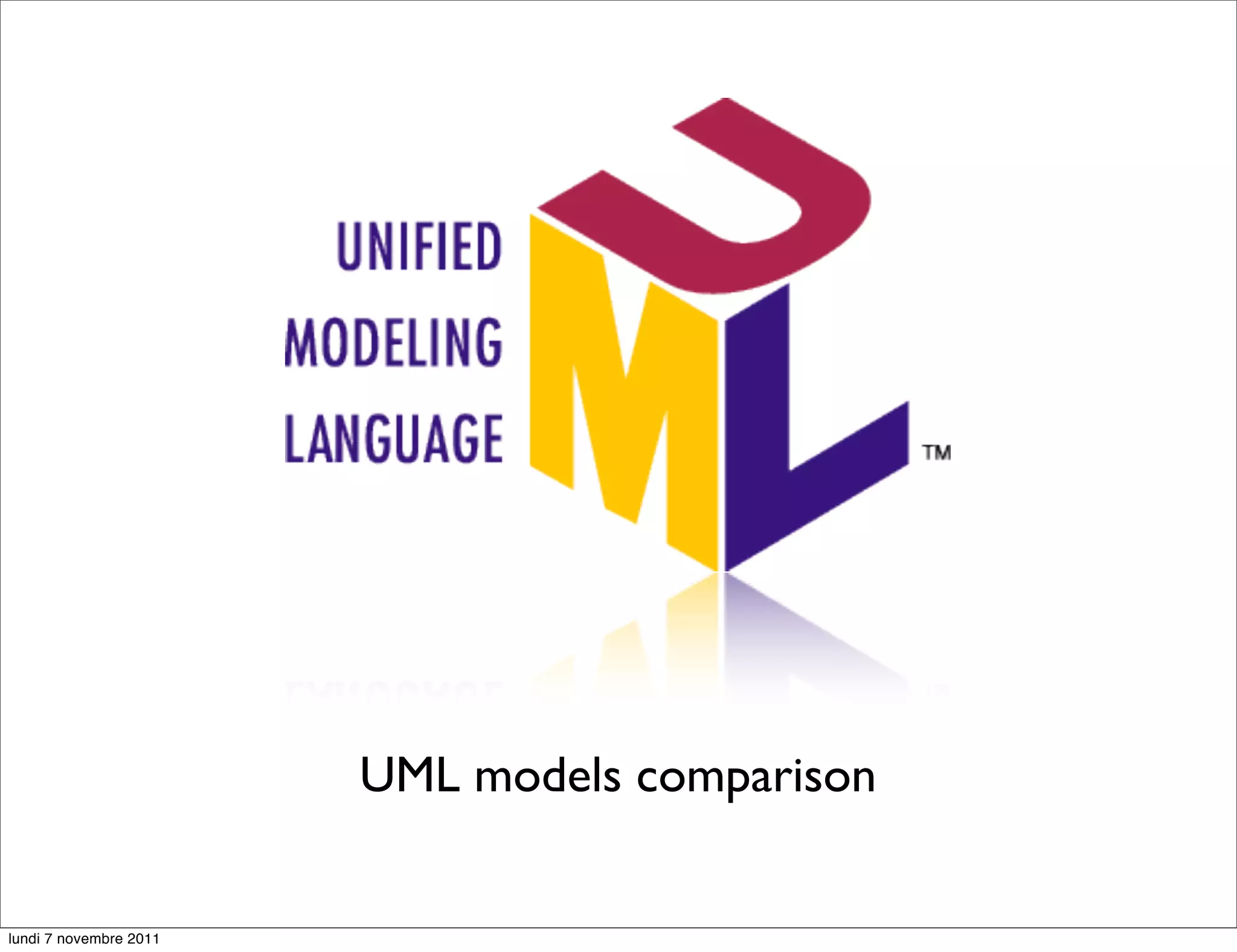 UML models comparison


lundi 7 novembre 2011
 