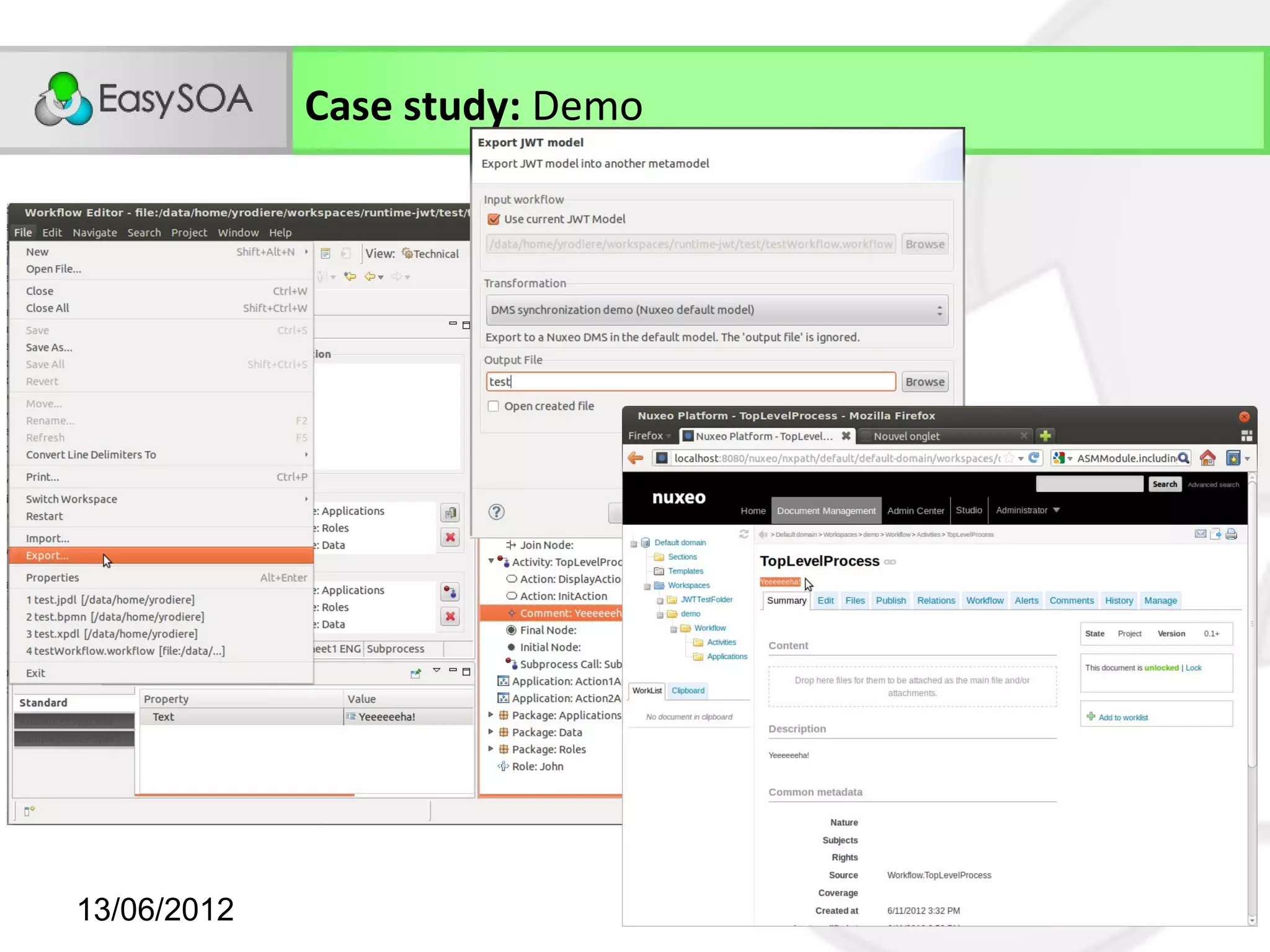 Case study: Demo




13/06/2012
 
