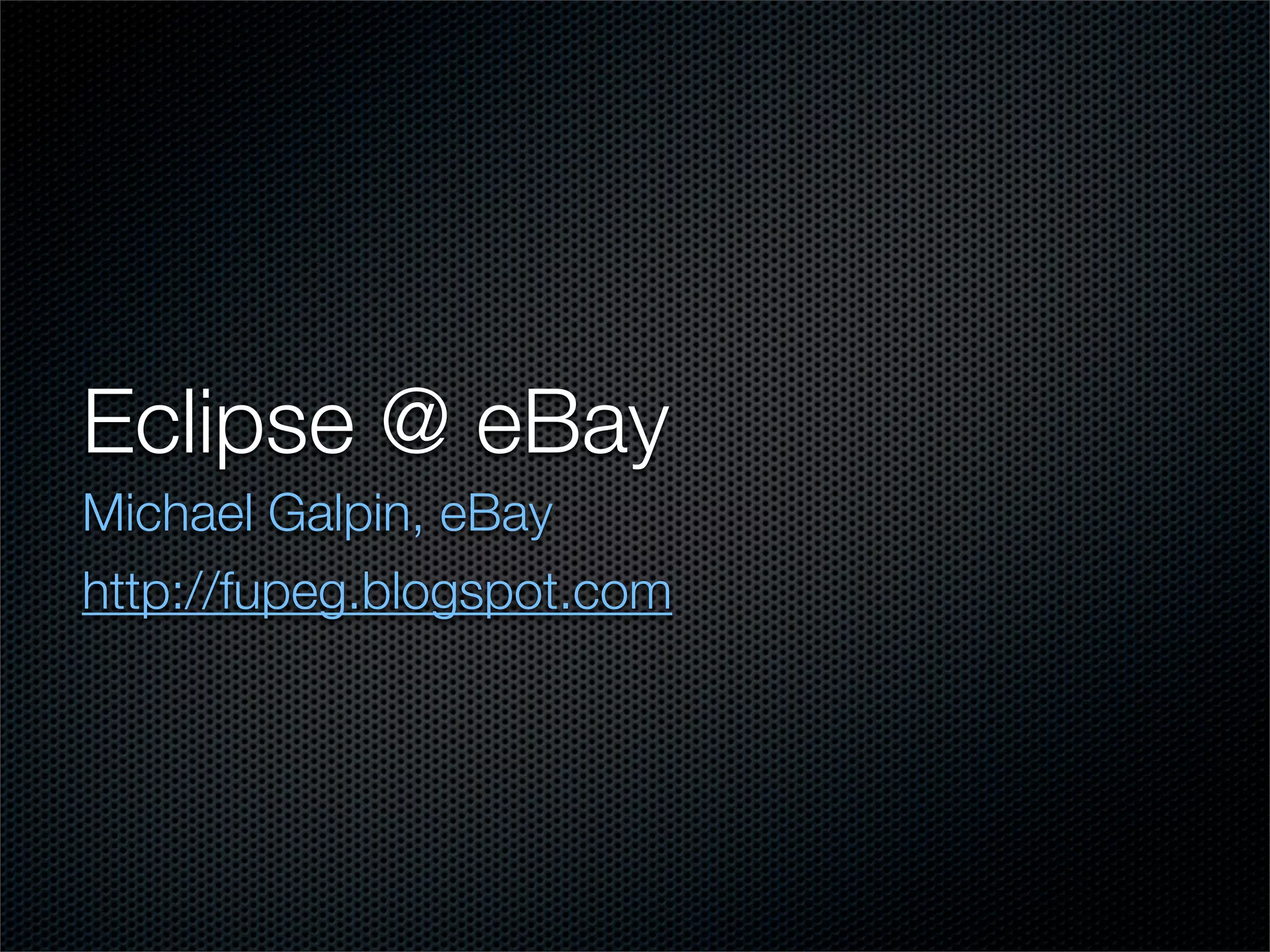 Eclipse@eBay