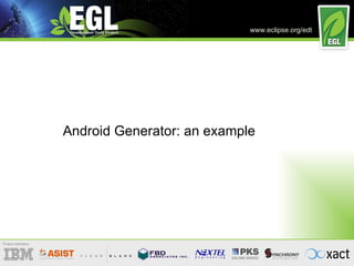 Android Generator: an example 