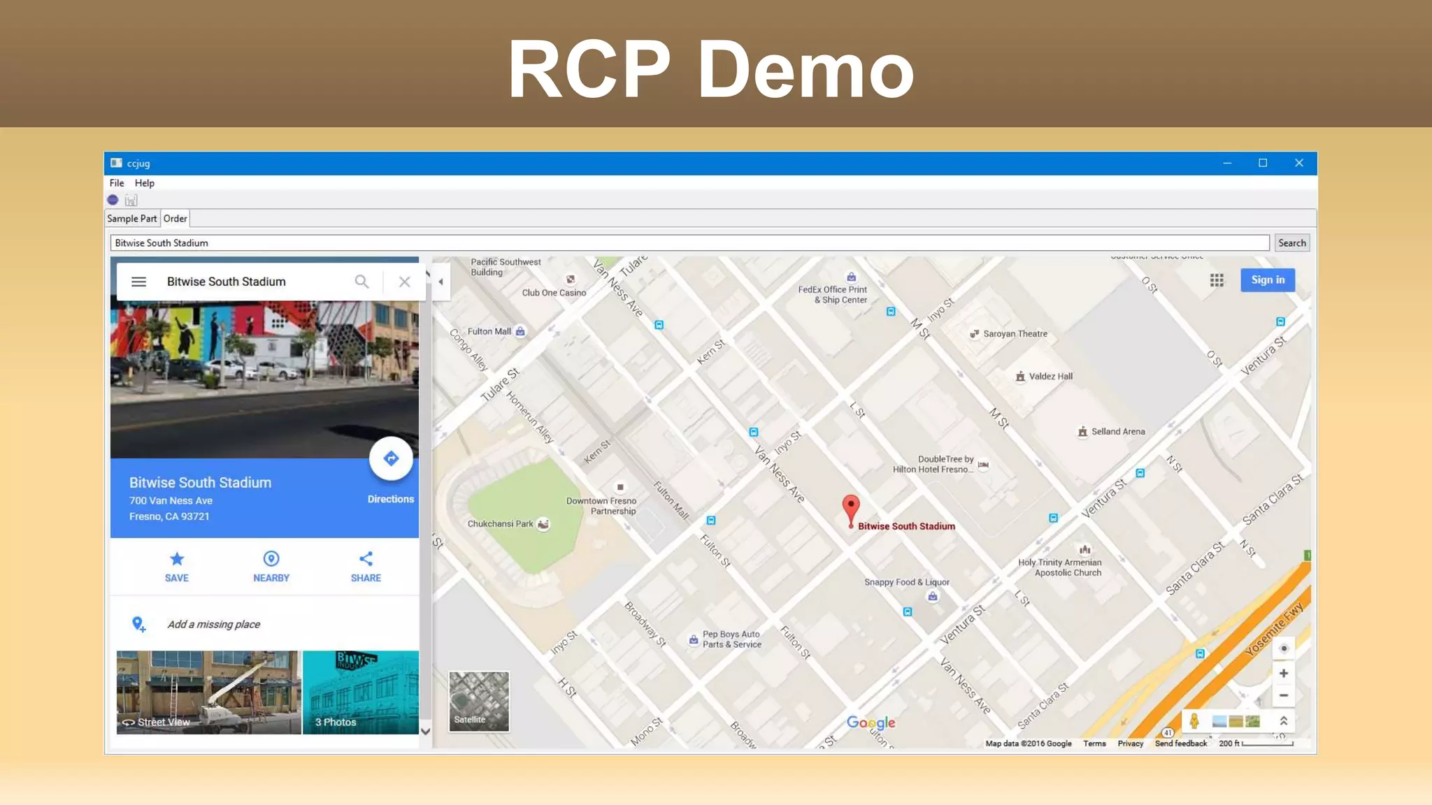 RCP Demo
 