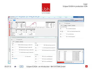 05.07.13 Eclipse SCADA - an introduction · IBH SYSTEMS GmbH
71/87
Eclipse SCADA in production: EON
 