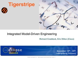 Tigerstripe Richard Craddock, Eric Dillon (Cisco) Integrated Model-Driven Engineering 
