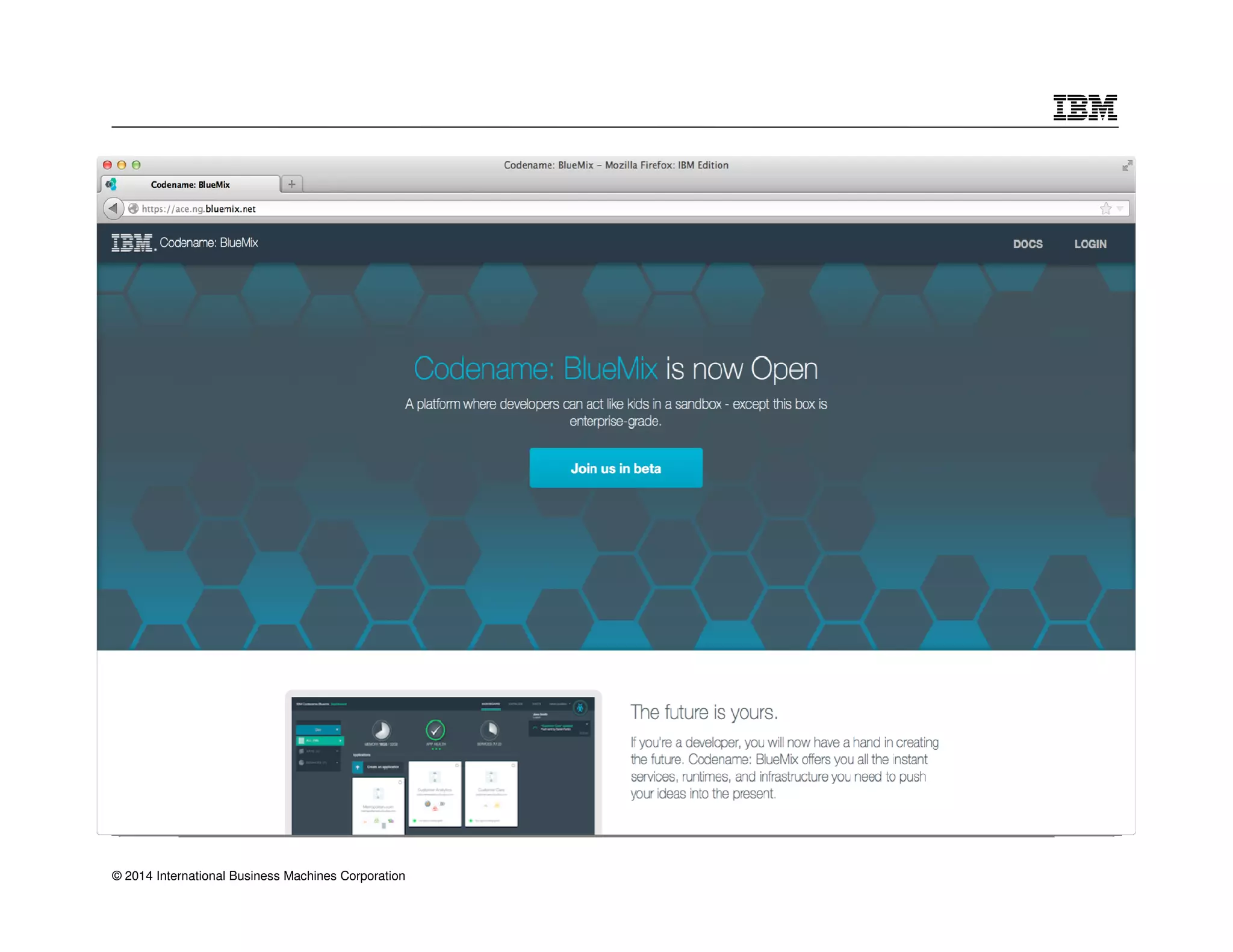 © 2014 International Business Machines Corporation 
 