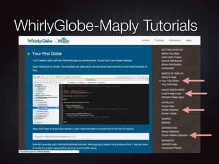 WhirlyGlobe-Maply Tutorials
 