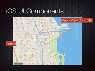 iOS UI Components
Labels
Maply View Controller
 