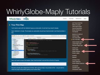 WhirlyGlobe-Maply Tutorials
 