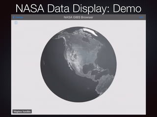 NASA Data Display: Demo
 