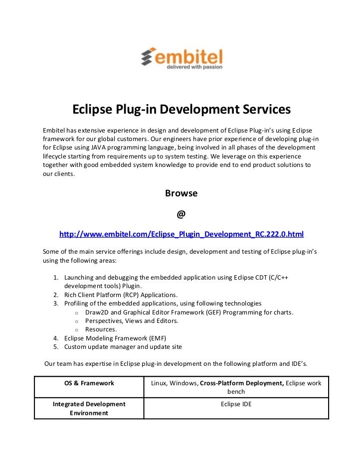 what is eclipse development tool