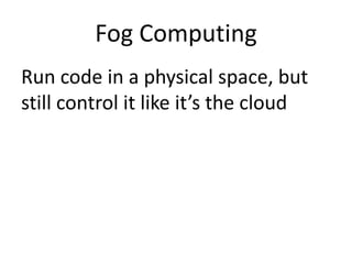 IoT Microservices at the Edge with Eclipse ioFog | PPT
