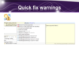 Quick fix warnings

 